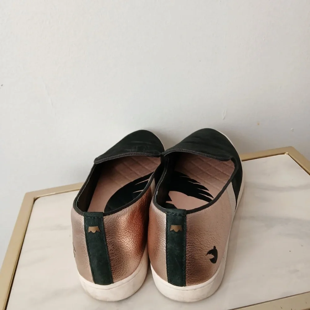 Birdies x Angel City The Game Changer Color Block Slip On Suede Sneakers Size 10